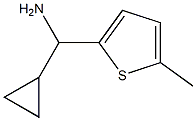 cyclopropyl(5-methylthiophen-2-yl)methanamine Struktur