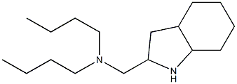 dibutyl(octahydro-1H-indol-2-ylmethyl)amine Struktur