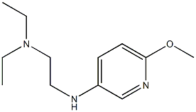 diethyl({2-[(6-methoxypyridin-3-yl)amino]ethyl})amine Struktur