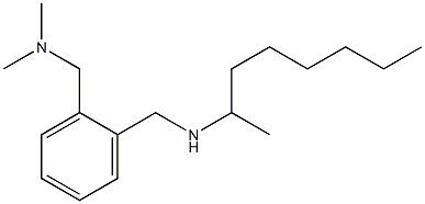 dimethyl({2-[(octan-2-ylamino)methyl]phenyl}methyl)amine Struktur