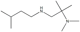 dimethyl({2-methyl-1-[(3-methylbutyl)amino]propan-2-yl})amine Struktur