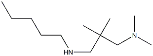 dimethyl({2-methyl-2-[(pentylamino)methyl]propyl})amine Struktur