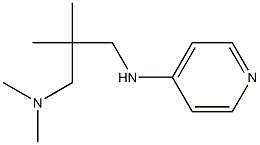 dimethyl({2-methyl-2-[(pyridin-4-ylamino)methyl]propyl})amine Struktur