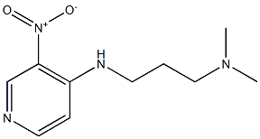 dimethyl({3-[(3-nitropyridin-4-yl)amino]propyl})amine Struktur