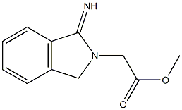 methyl 2-(1-imino-2,3-dihydro-1H-isoindol-2-yl)acetate Struktur