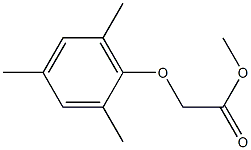 methyl 2-(2,4,6-trimethylphenoxy)acetate Struktur