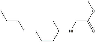 methyl 2-(nonan-2-ylamino)acetate Struktur