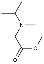 methyl 2-[methyl(propan-2-yl)amino]acetate Struktur