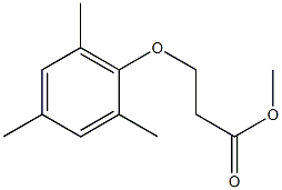 methyl 3-(2,4,6-trimethylphenoxy)propanoate Struktur