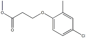 methyl 3-(4-chloro-2-methylphenoxy)propanoate Struktur