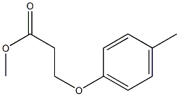 methyl 3-(4-methylphenoxy)propanoate Struktur