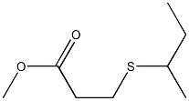 methyl 3-(butan-2-ylsulfanyl)propanoate Struktur