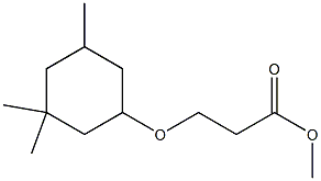 methyl 3-[(3,3,5-trimethylcyclohexyl)oxy]propanoate Struktur