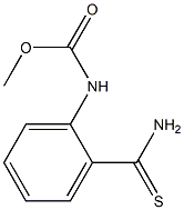 methyl N-(2-carbamothioylphenyl)carbamate Struktur