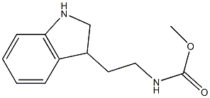 methyl N-[2-(2,3-dihydro-1H-indol-3-yl)ethyl]carbamate Struktur