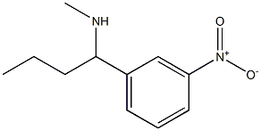 methyl[1-(3-nitrophenyl)butyl]amine Struktur