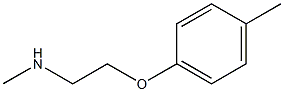 methyl[2-(4-methylphenoxy)ethyl]amine Struktur