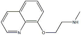 methyl[2-(quinolin-8-yloxy)ethyl]amine Struktur