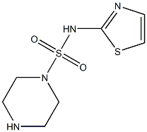 N-(1,3-thiazol-2-yl)piperazine-1-sulfonamide Struktur