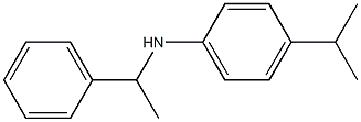 N-(1-phenylethyl)-4-(propan-2-yl)aniline Struktur