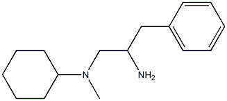 N-(2-amino-3-phenylpropyl)-N-methylcyclohexanamine Struktur