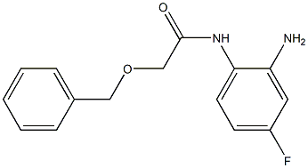 N-(2-amino-4-fluorophenyl)-2-(benzyloxy)acetamide Struktur