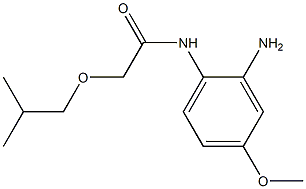 N-(2-amino-4-methoxyphenyl)-2-(2-methylpropoxy)acetamide Struktur