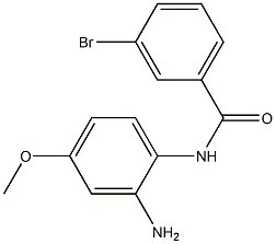 N-(2-amino-4-methoxyphenyl)-3-bromobenzamide Struktur