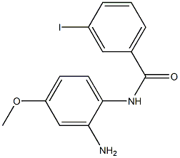 N-(2-amino-4-methoxyphenyl)-3-iodobenzamide Struktur