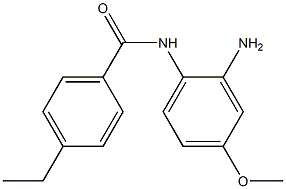 N-(2-amino-4-methoxyphenyl)-4-ethylbenzamide Struktur