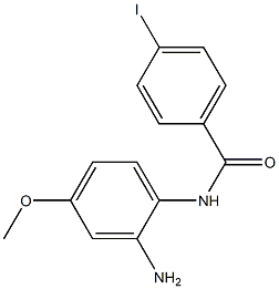 N-(2-amino-4-methoxyphenyl)-4-iodobenzamide Struktur