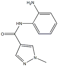 N-(2-aminophenyl)-1-methyl-1H-pyrazole-4-carboxamide Struktur