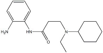 N-(2-aminophenyl)-3-[cyclohexyl(ethyl)amino]propanamide Struktur