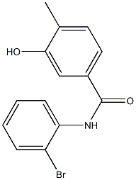 N-(2-bromophenyl)-3-hydroxy-4-methylbenzamide Struktur