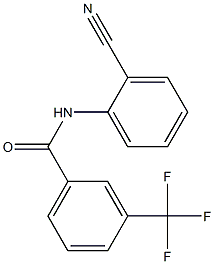 N-(2-cyanophenyl)-3-(trifluoromethyl)benzamide Struktur