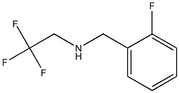 N-(2-fluorobenzyl)-N-(2,2,2-trifluoroethyl)amine Struktur