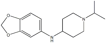 N-(2H-1,3-benzodioxol-5-yl)-1-(propan-2-yl)piperidin-4-amine Struktur