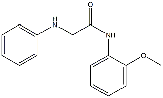 N-(2-methoxyphenyl)-2-(phenylamino)acetamide Struktur