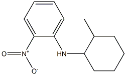 N-(2-methylcyclohexyl)-2-nitroaniline Struktur