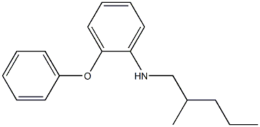 N-(2-methylpentyl)-2-phenoxyaniline Struktur