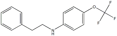 N-(2-phenylethyl)-4-(trifluoromethoxy)aniline Struktur