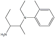 N-(3-aminopentan-2-yl)-N-ethyl-2-methylaniline Struktur