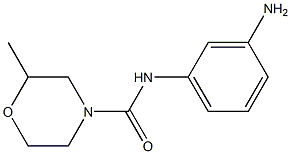 N-(3-aminophenyl)-2-methylmorpholine-4-carboxamide Struktur