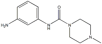 N-(3-aminophenyl)-4-methylpiperazine-1-carboxamide Struktur