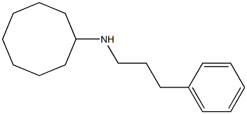 N-(3-phenylpropyl)cyclooctanamine Struktur