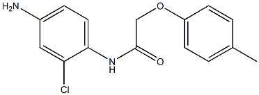 N-(4-amino-2-chlorophenyl)-2-(4-methylphenoxy)acetamide Struktur