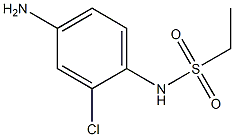 N-(4-amino-2-chlorophenyl)ethanesulfonamide Struktur