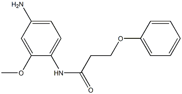 N-(4-amino-2-methoxyphenyl)-3-phenoxypropanamide Struktur