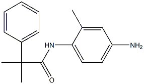 N-(4-amino-2-methylphenyl)-2-methyl-2-phenylpropanamide Struktur