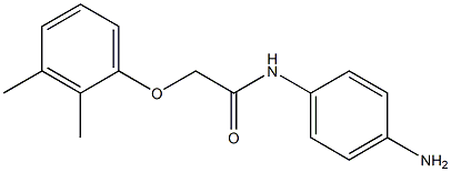 N-(4-aminophenyl)-2-(2,3-dimethylphenoxy)acetamide Struktur